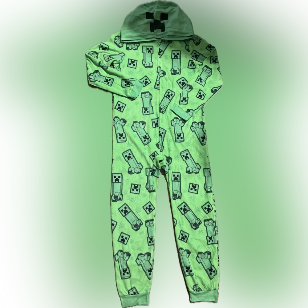 Creeper Print Green Kids Bodysuit